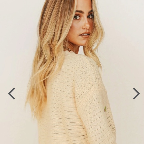 VERGE GIRL - Paris 1994 Button Front Knit Top - Picture 7 of 10